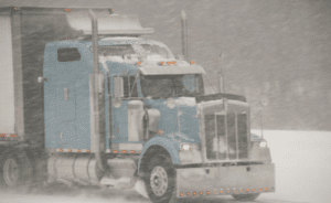 Truck Snow Driving - Michigan - Christensen Law