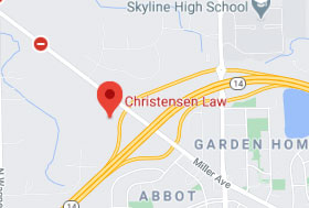 Christensen Law - Personal Injury Lawyers location