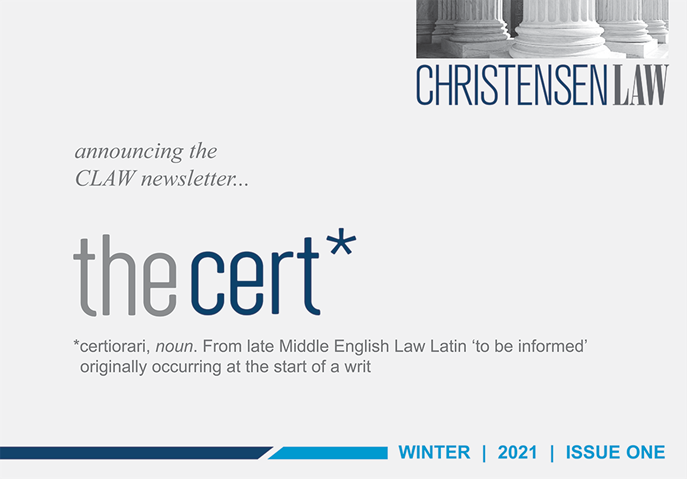 The Cert Newsletter