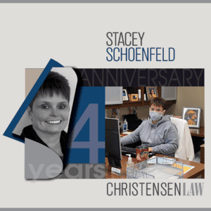 Christensen Law Paralegal Stacey Schoenfeld