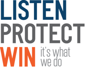 Listen protect win - it's what we do - Christensen Law tagline