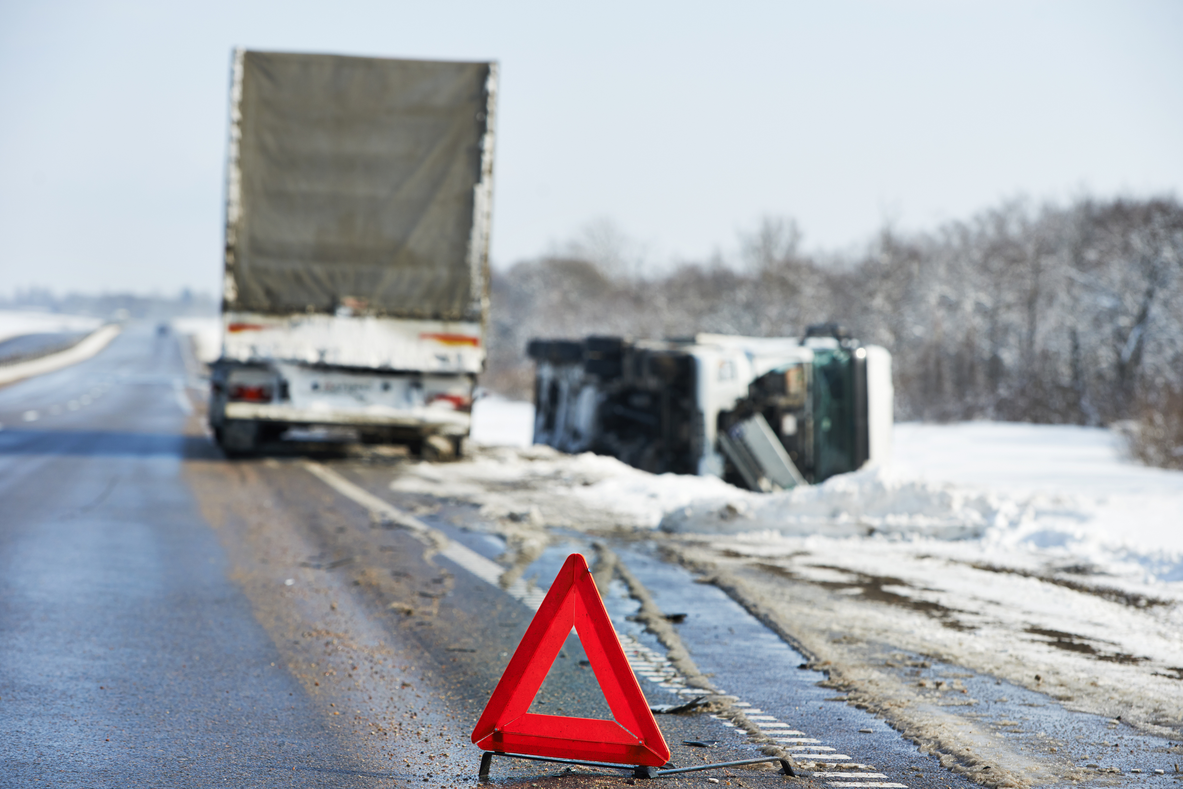 winter driving car crash on michigan roads